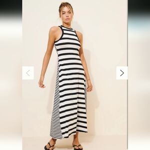 Daily Practice By Anthropologie Mixed Print Knit Midi Sz S